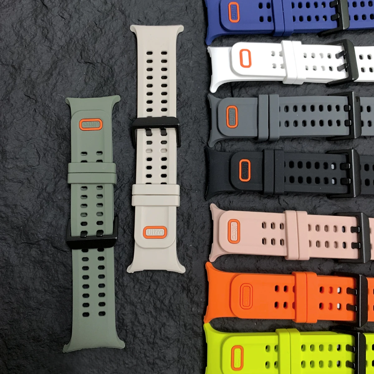 Original Silicone Strap for Samsung Galaxy Watch Ultra2 2025 Band Sports Bracelet for Galaxy Watch Ultra 2/1 47mm Soft Wristband