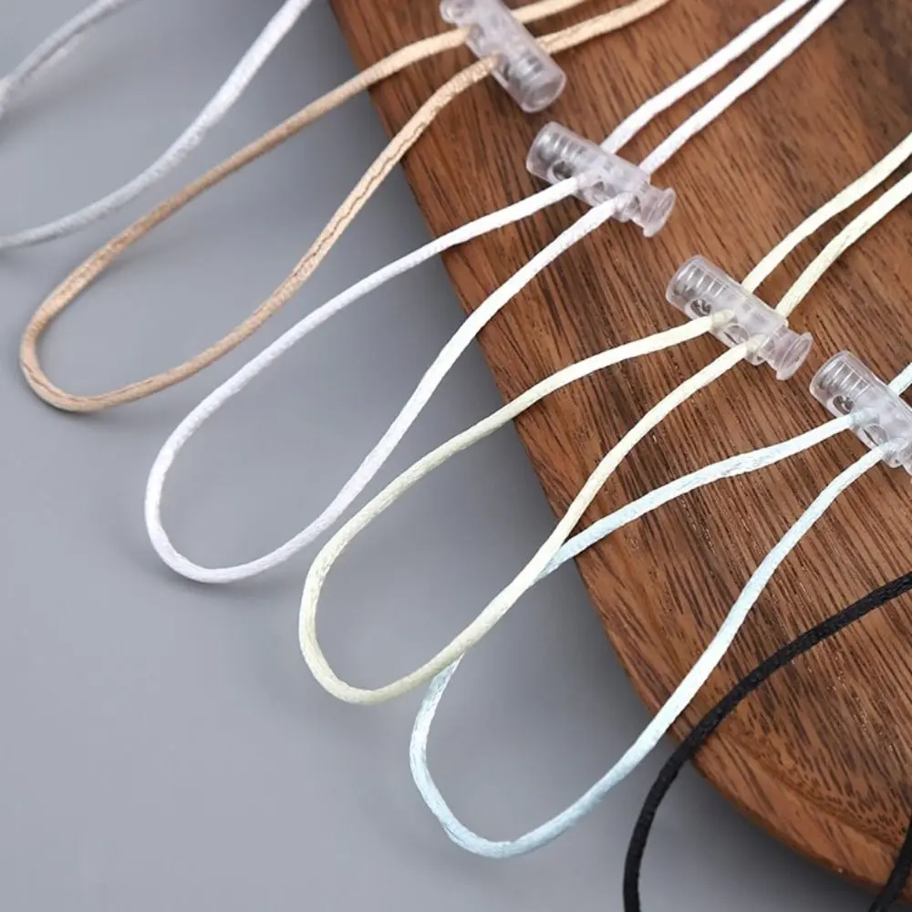 10pcs Quality Removable Hat Chin Cord Straps Adjustable Fastener Lock Hat Windproof Rope Anti-lost Hat Retainer Straw Hat