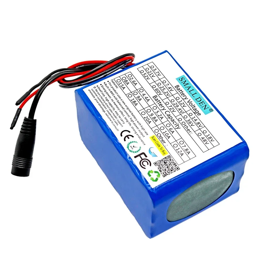 18650 3S5P 12V 10Ah lithium ion battery pack 12V LED 12V digital mobile power 12.6v emergency power backup power+3A charger