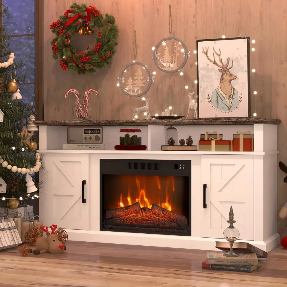 fireplace tv stand for tvs up to 65