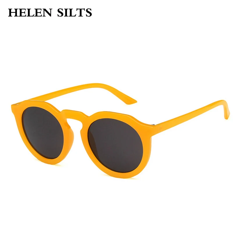 

Vintage Round Sunglasses Women's Orange Color Eyewear Men Travel Street Photo Holiday Party Beach Sun Glasses Shades