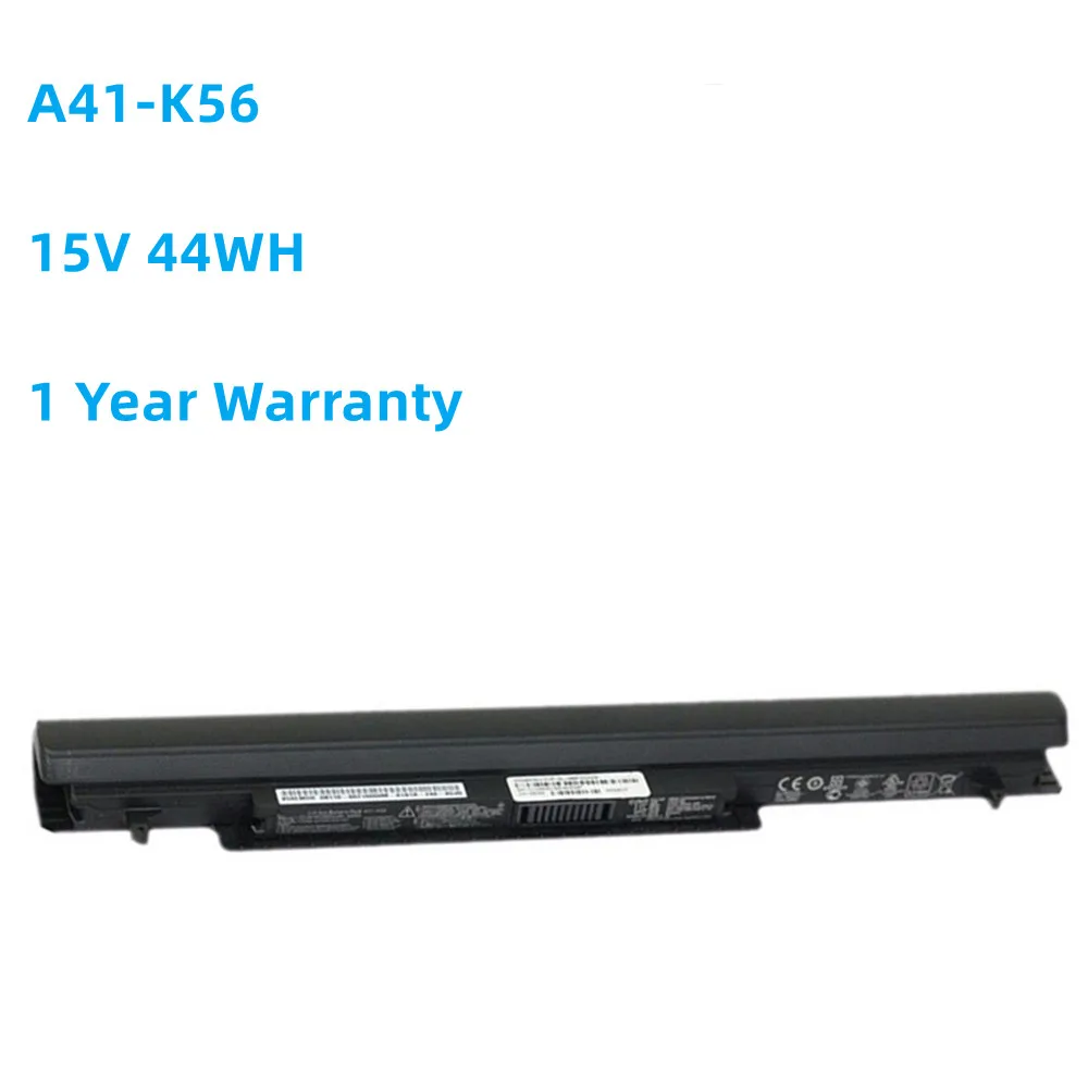 

New A41-K56 15V 44WH/2950mAh Laptop Battery for ASUS K46 K46C K46CA K46CM K56 K56CA K56CM S46C S56C R505CA A32-K56 A42-K56