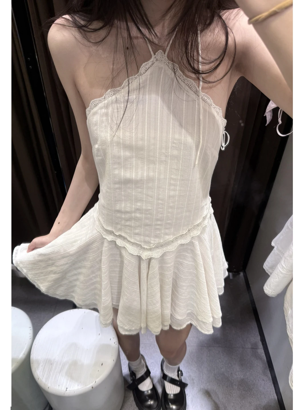 

Сексуальное белое вышитое женское летнее платье-футляр А-силуэта Dr Pure Desire