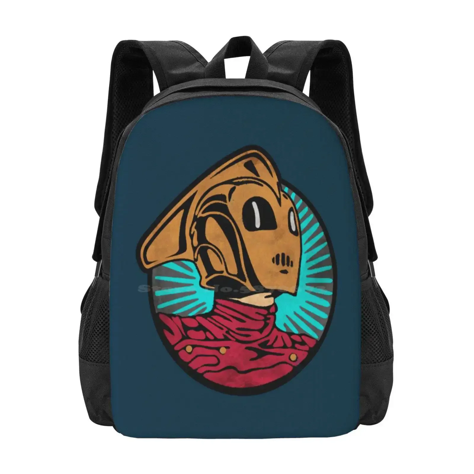 

The Rocketeer School Bag Big Capacity Backpack Laptop Comedy Super Dave Osborne Comedian Funkman Larry David John Byner Bob