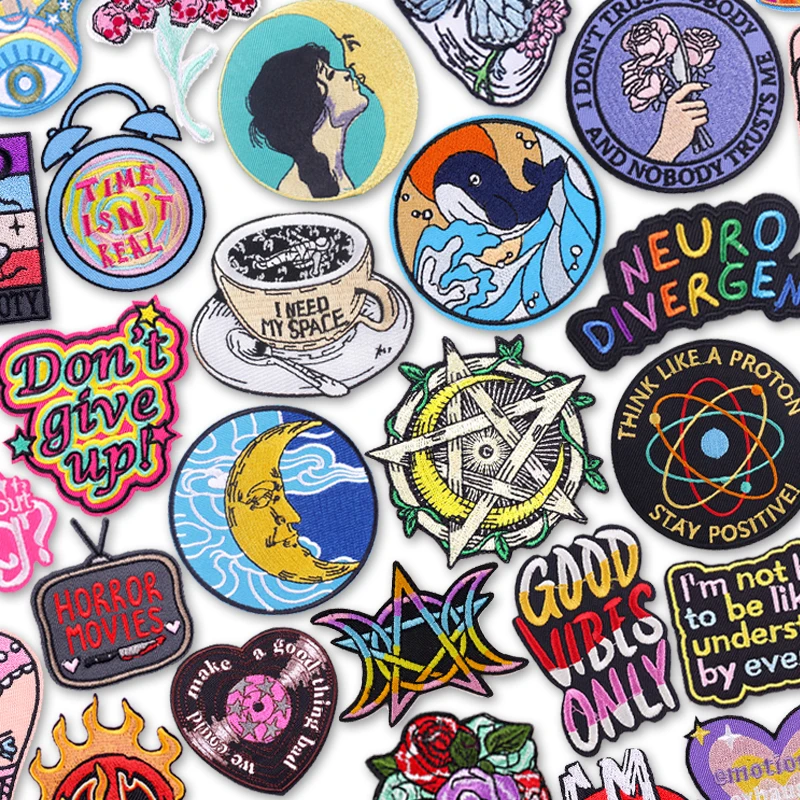 

Мотивационные нашивки с буквами на открытом воздухе — вдохновляющие вышитые значки для курток, сумок, поделок своими руками — прочные и моющиеся