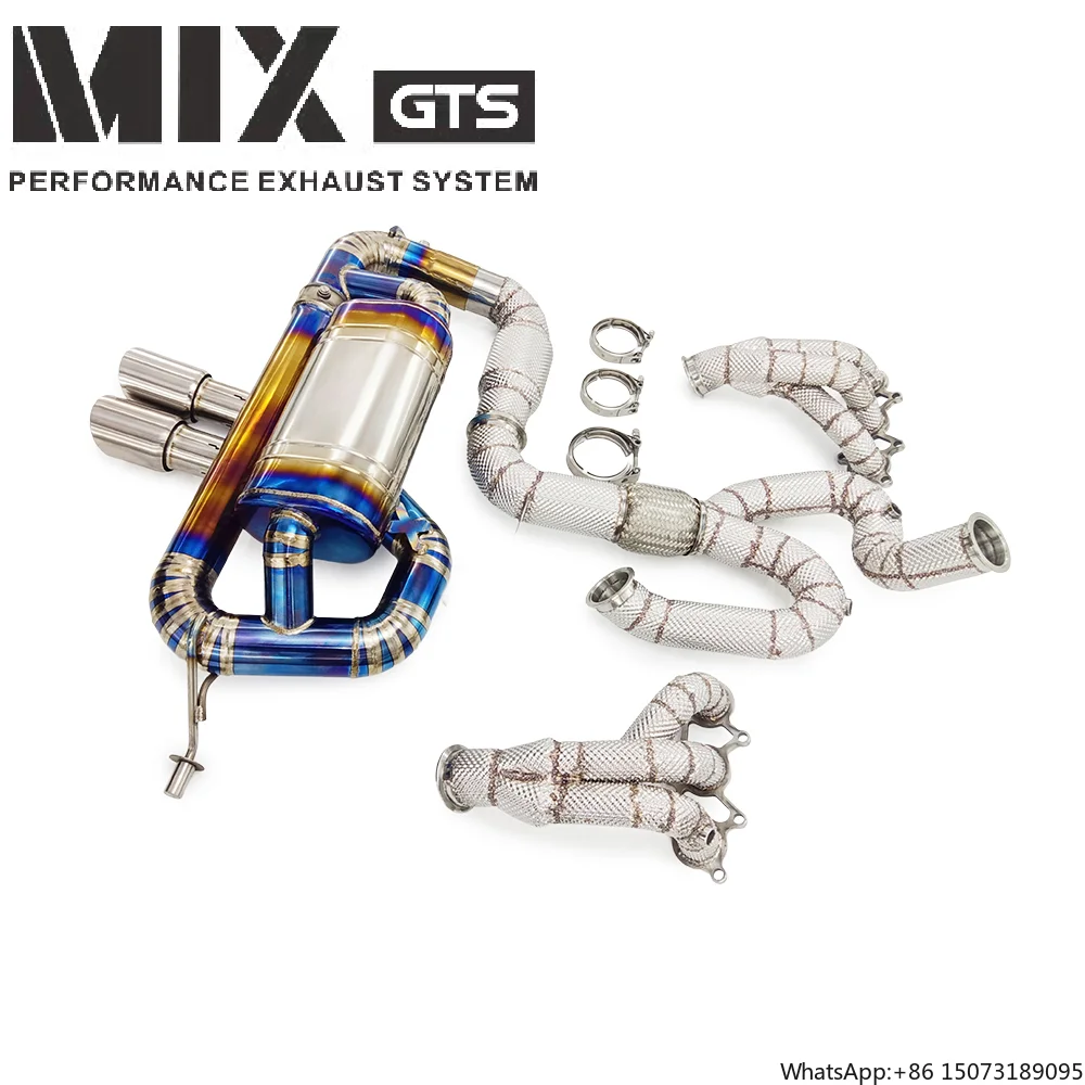 For Lotus Evora GT410 3.5T 2018-2022 Titanium Alloy Cat Back Exhaust, High-performance Exhaust Modified Racing Power Enhancement