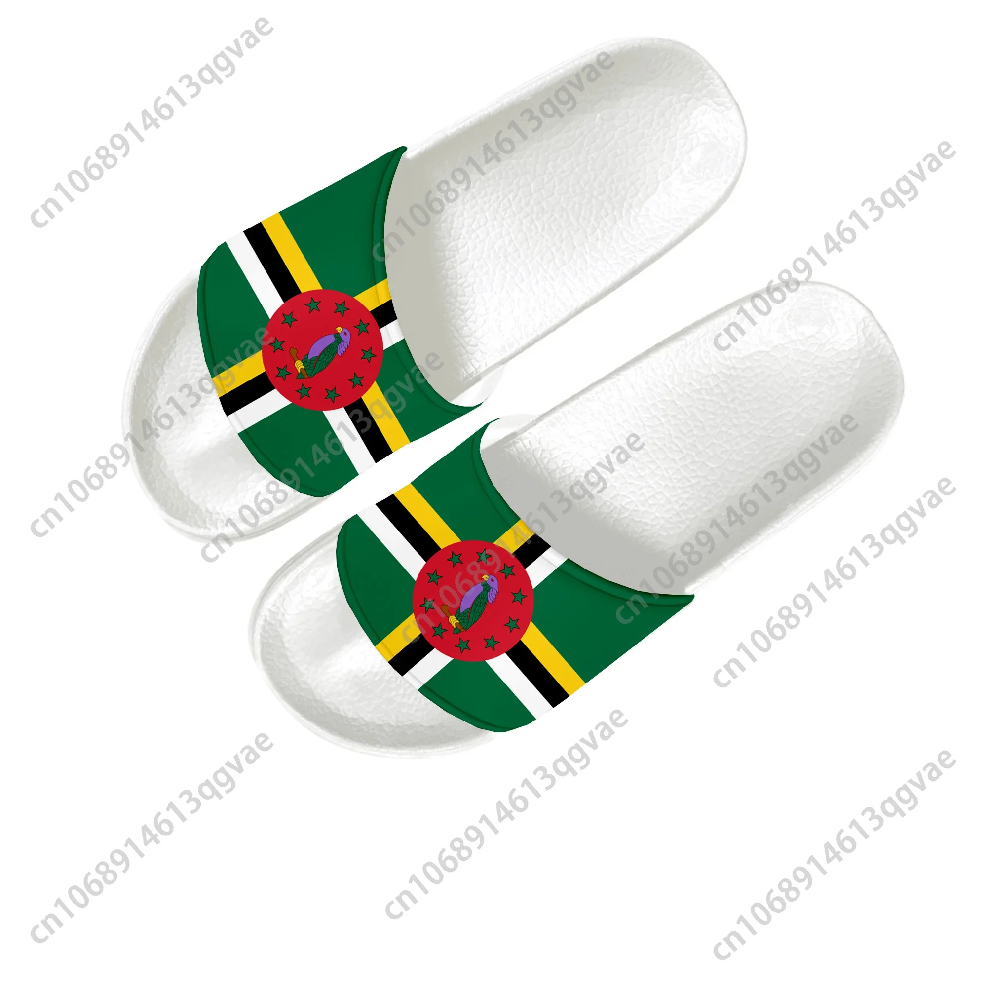 Commonwealth of Dominica Flag Slippers Home Water Shoes Men Women Teenagers Beach Pool Sandals Custom Summer Slipper