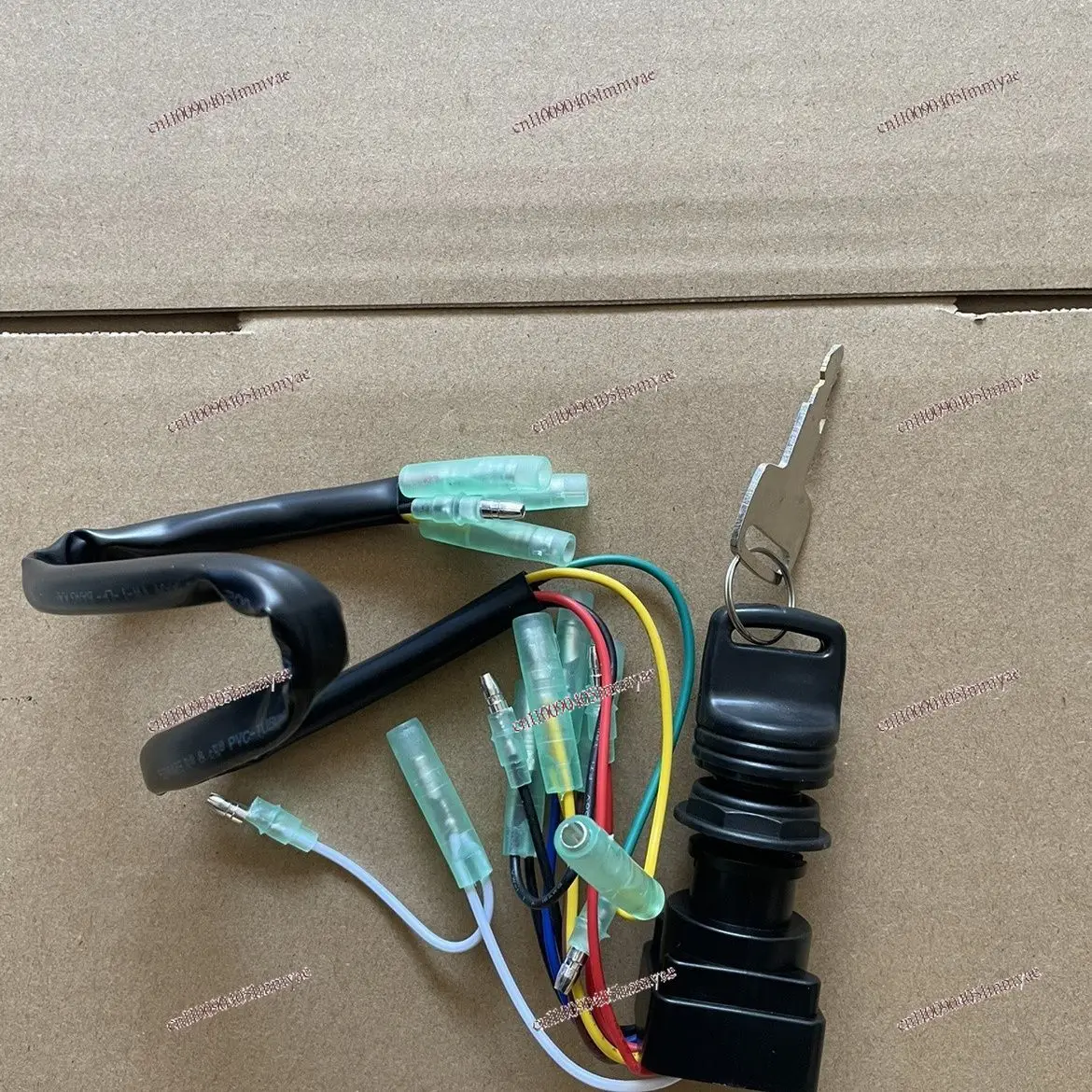 Speedboat Front Operation Remote Control Box Electric Door Lock Start Key Assembly Switch