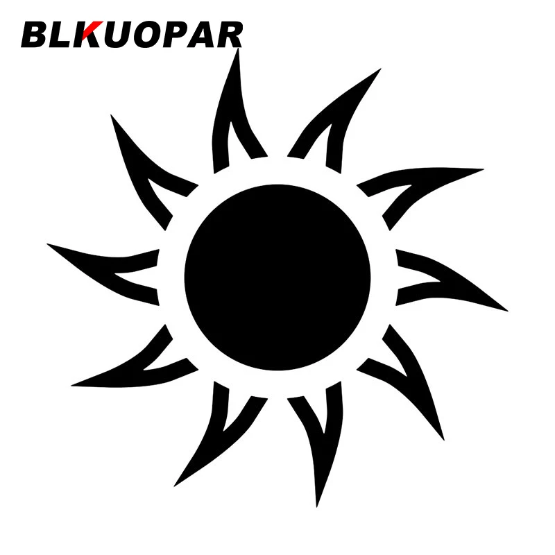 

BLKUOPAR Sun Hot Weather Symbol Sky Car Sticker Personality Anime Vinyl Decal Scratch-Proof Refrigerator Graphics Car Goods