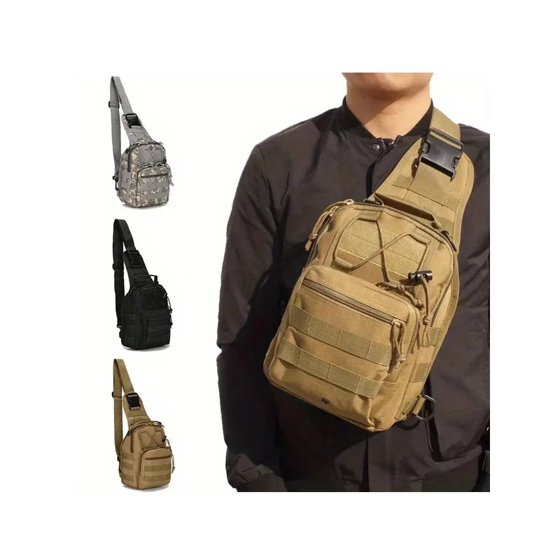 

Универсальный тактический рюкзак на слинге, нагрудная сумка для пешего туризма, охоты, сумка для переноски