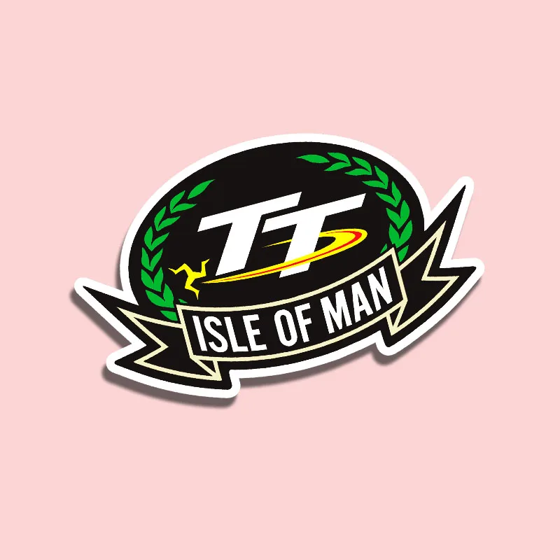 Isle of Man TT Racing Motorcycle Stickers Creative Decals for Motorbike Fuel Tank Fairing Helmet Decoration