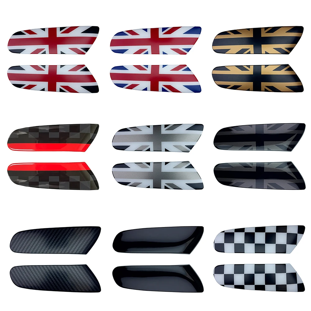

Gloss Black For MINI Cooper 1.5T F56 F55 F57 2015-2021 Car Front Fender Turn Lamp Light Stickers Cover Auto Accessories 2Pcs/Set