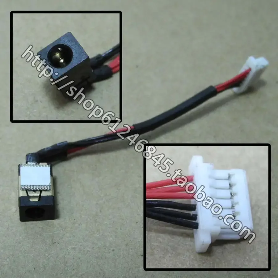 DC Power Jack with cable For samsung 530U3B 535U3C 540U3C 532U3C 542U3X 535U3X laptop DC-IN Flex Cable