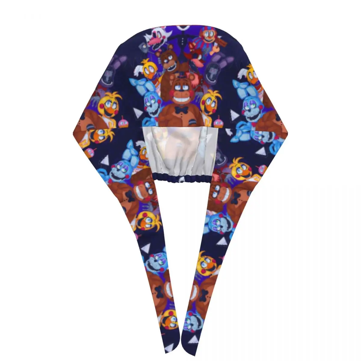 Cappelli Chirurgici FNAF a Tema Freddy's, Berretti da Infermiera per Donne e Uomini, Cappello Medico Kawaii Regolabile con Laccetti Posteriori