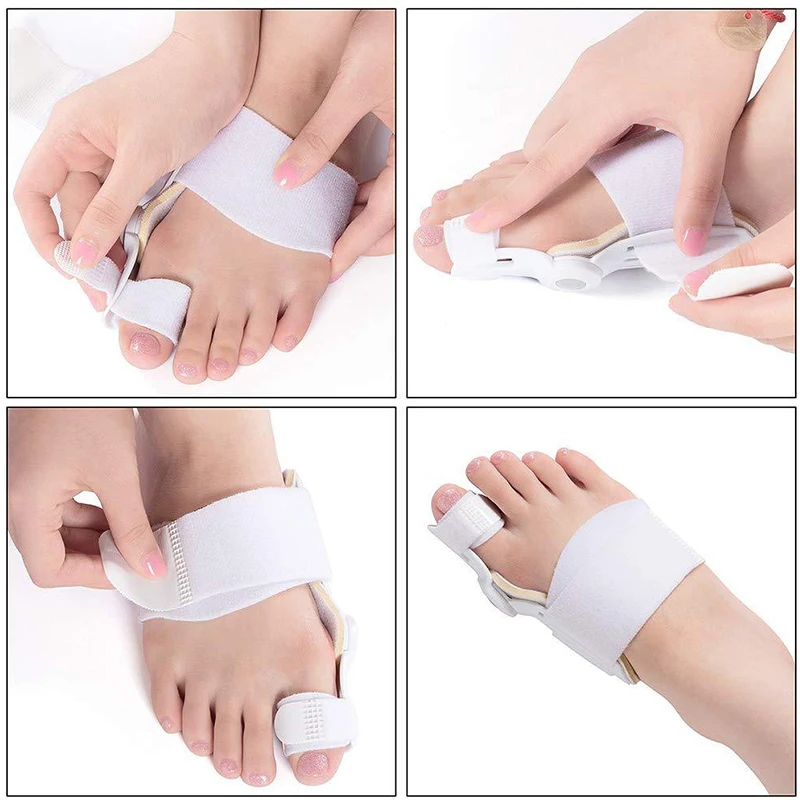 1/2P Toes Eversion Device Feet Care Corrector Hallux Valgus Pro orthopedic Braces Toe Splint Correction Thumb Big Bone Orthotics