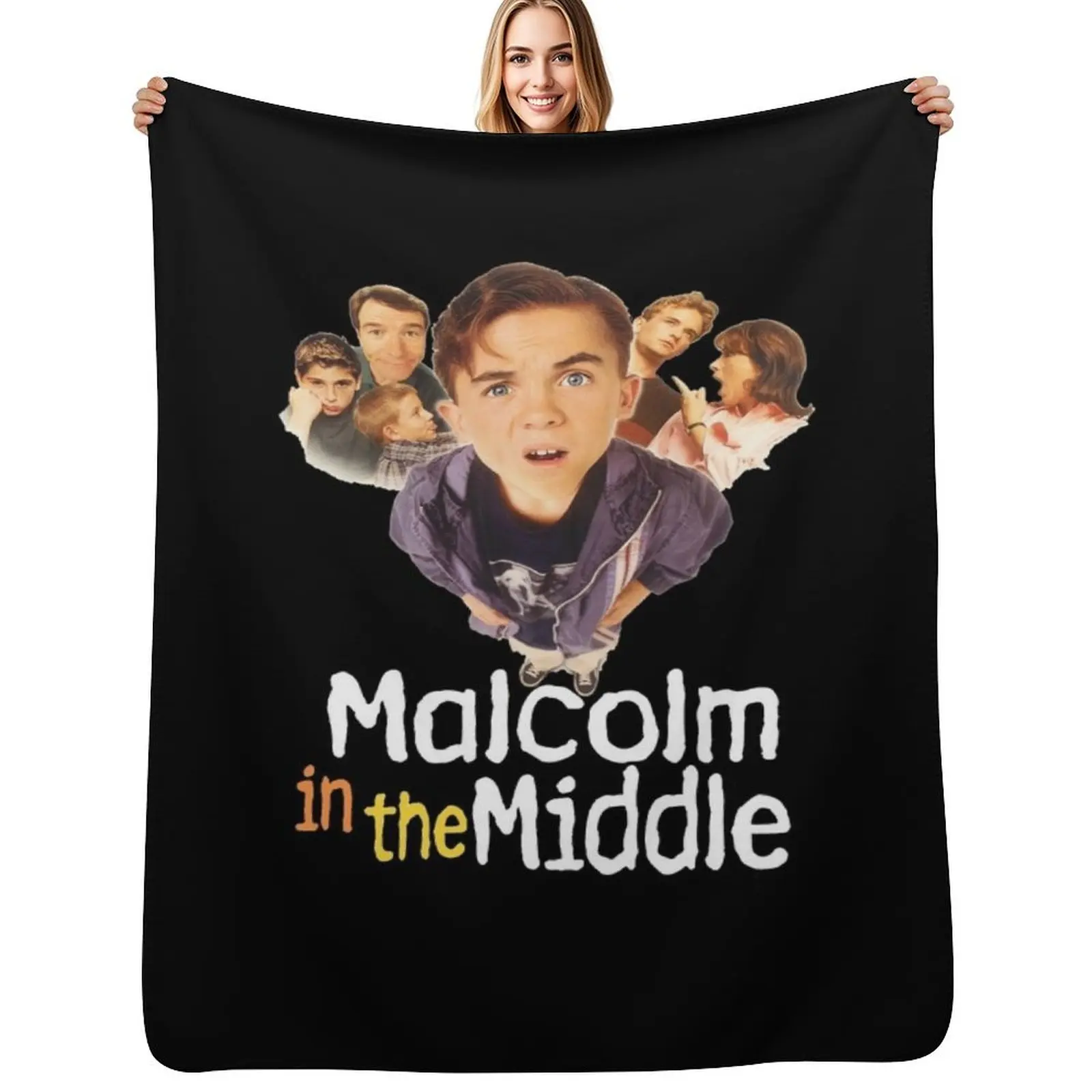 

Malcolm In The Middle Throw Blanket Ultra Soft Flannel Fleece Blanket for All Seasons