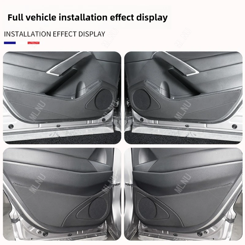 وسادة باب مضادة للركلة لملحقات تويوتا كورولا كروس 2026/2025 جلدية مقاومة للخدش تصميم ممتاز مقاوم للغبار 2022-2024 #5