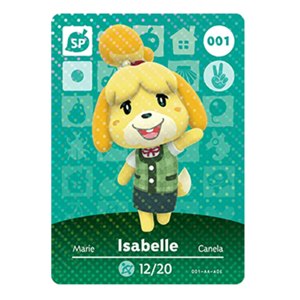 Animals Crossing New Cards Game High Quality NFC Cards Animal Cards Serie 1 001-037 Tags for NS Switch Wii Lite U Set