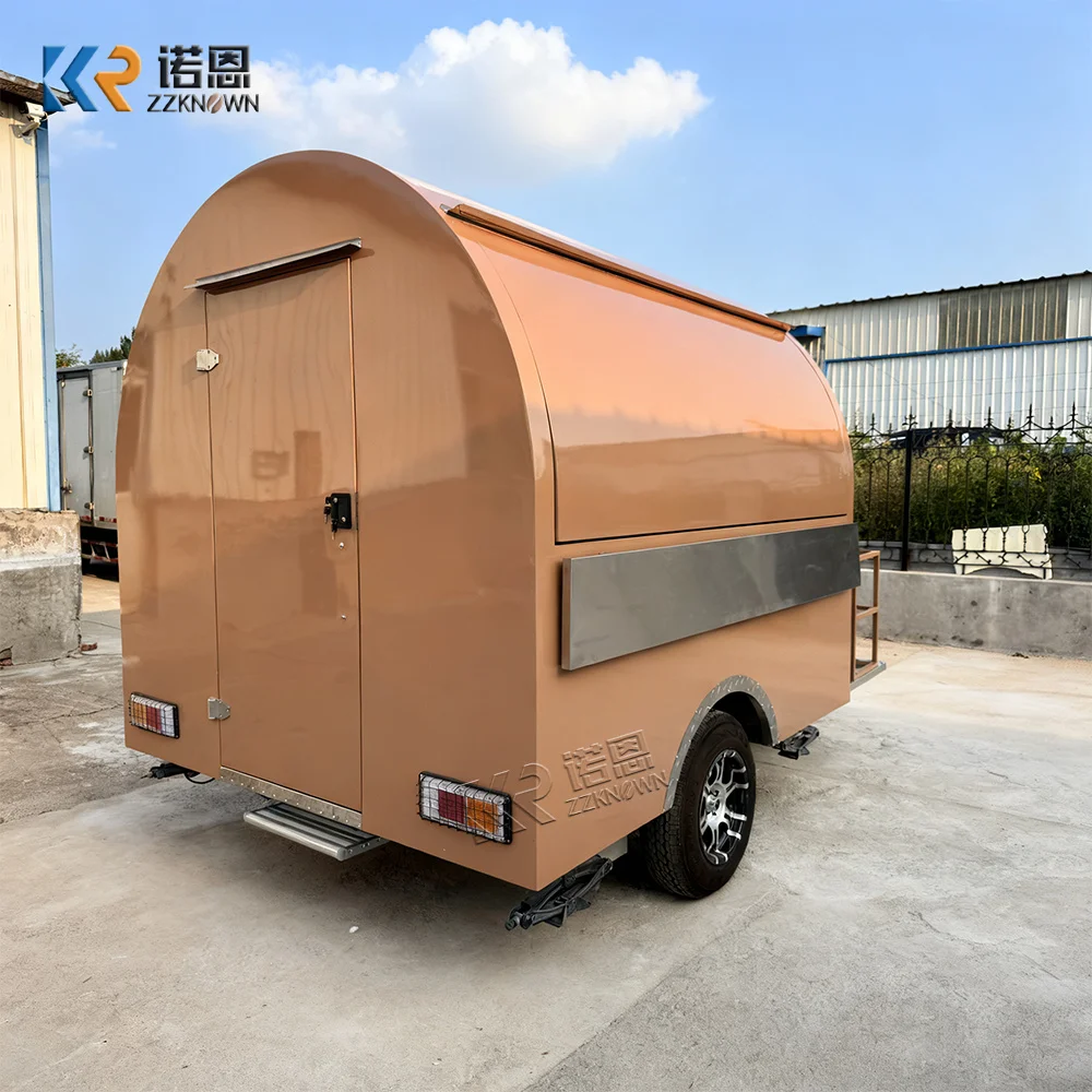 Concession BBQ Sausage Food Truck Outdoor Mobile Kitchen Trailer Outdoor Catering Food Trailer With Fully Equipped System
