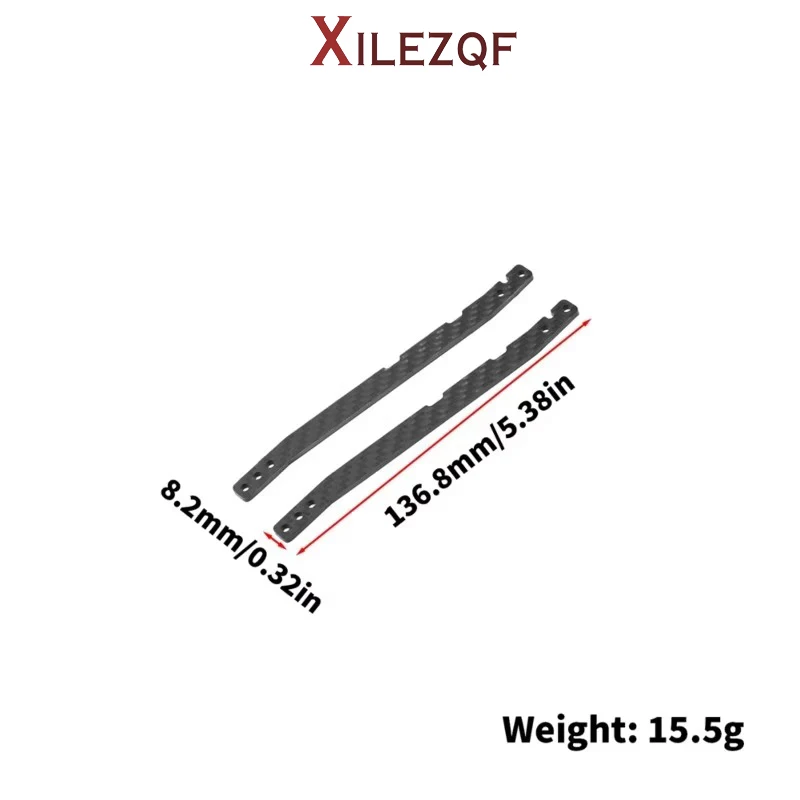 XILEZQF RC MACH Carbon Fiber Upgrade Lower Deck Plate Kit for Lelaylo - Enhance Performance And Style
