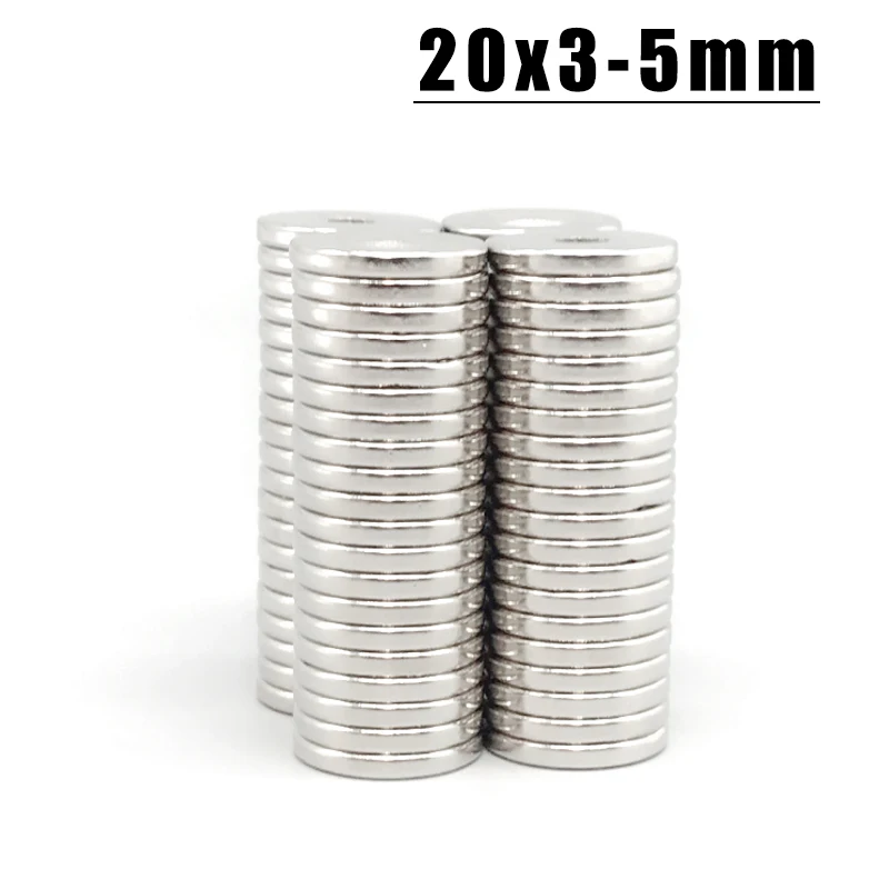 20*3-5mm Magnet 5-150pcs N35 NdFeB Permanent Magnetic Imanes Neodymium Magnet Fridge Magnets 20x3-5mm Magnet Accessory