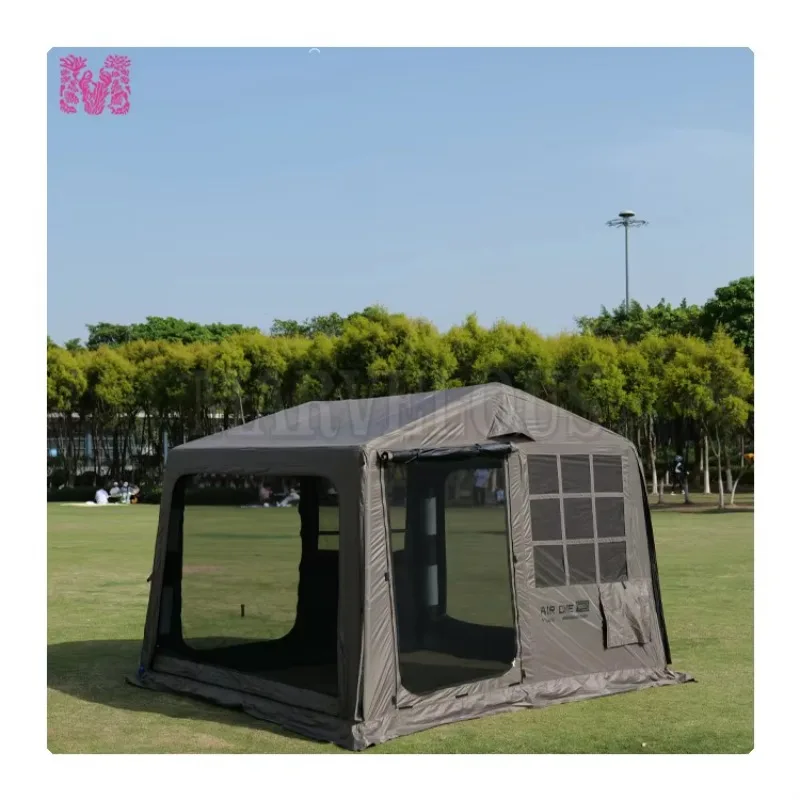 Portable Inflatable Camping Tent For Families Waterproof Fabric Air Tent Design