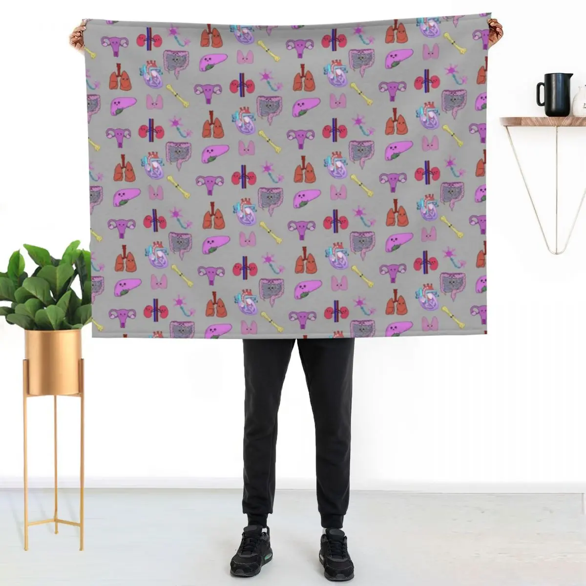 Cute organs Throw Blanket Soft Beds Soft Big Extra Large Throw Thermals For Travel Weighted Heavy Blankets