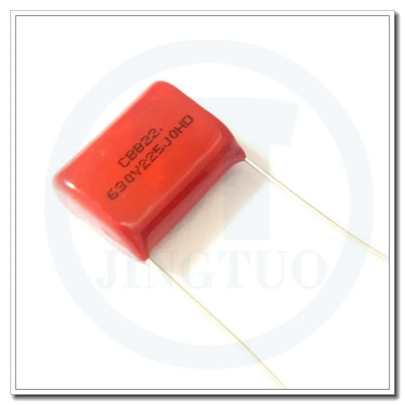 10pcs CBB22 225J630V 630V225J 2.2UF P20 Lead Pitch 20mm Metallized Polypropylene Film Capacitor