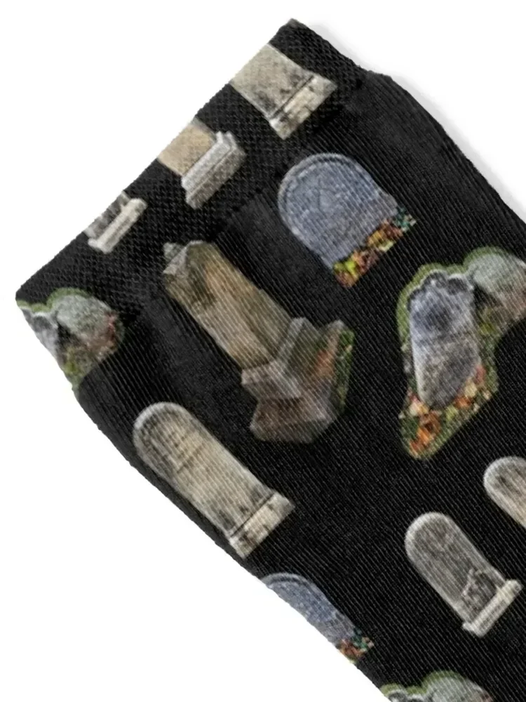 Vintage Victorian Headstone Goth Print & Sticker Pack Socks Antiskid soccer new in's hockey sports and leisure Man Socks Women's