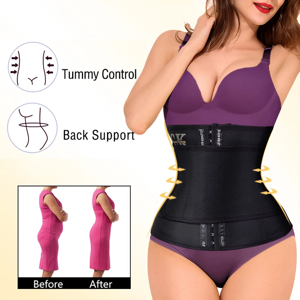 SEXYWG Waist Trainer Belt Body Shaper Sauna Belt for Weight Loss Waist Cincher Fat Burning Corset Sweat Belt Fajas