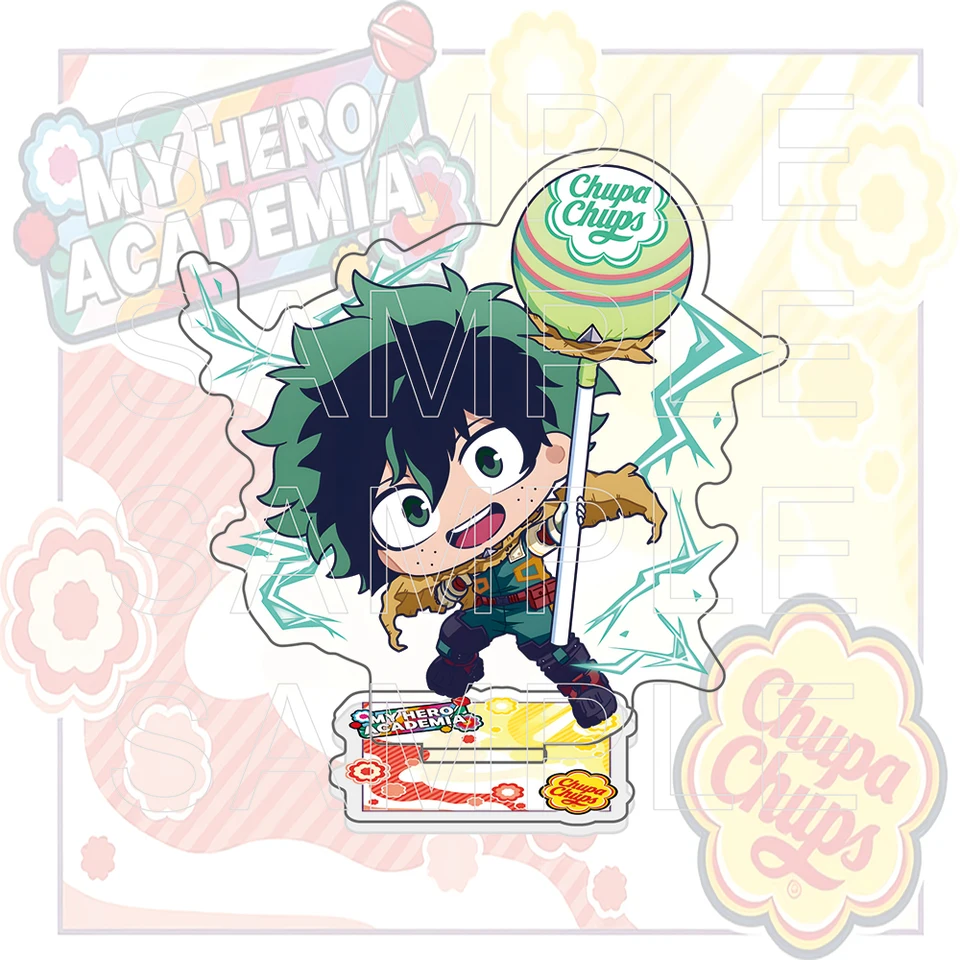 My Hero Academia x Chupa Chups Collab Acrylic Stand &Keychain