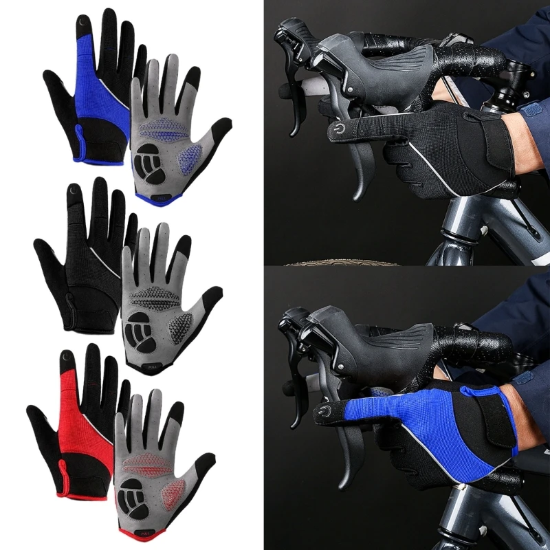 

Professional Cycling Gloves Light Weight Breathable With Shock Absorption Pad Nonslip For Outdoor Sports And Training 24BD