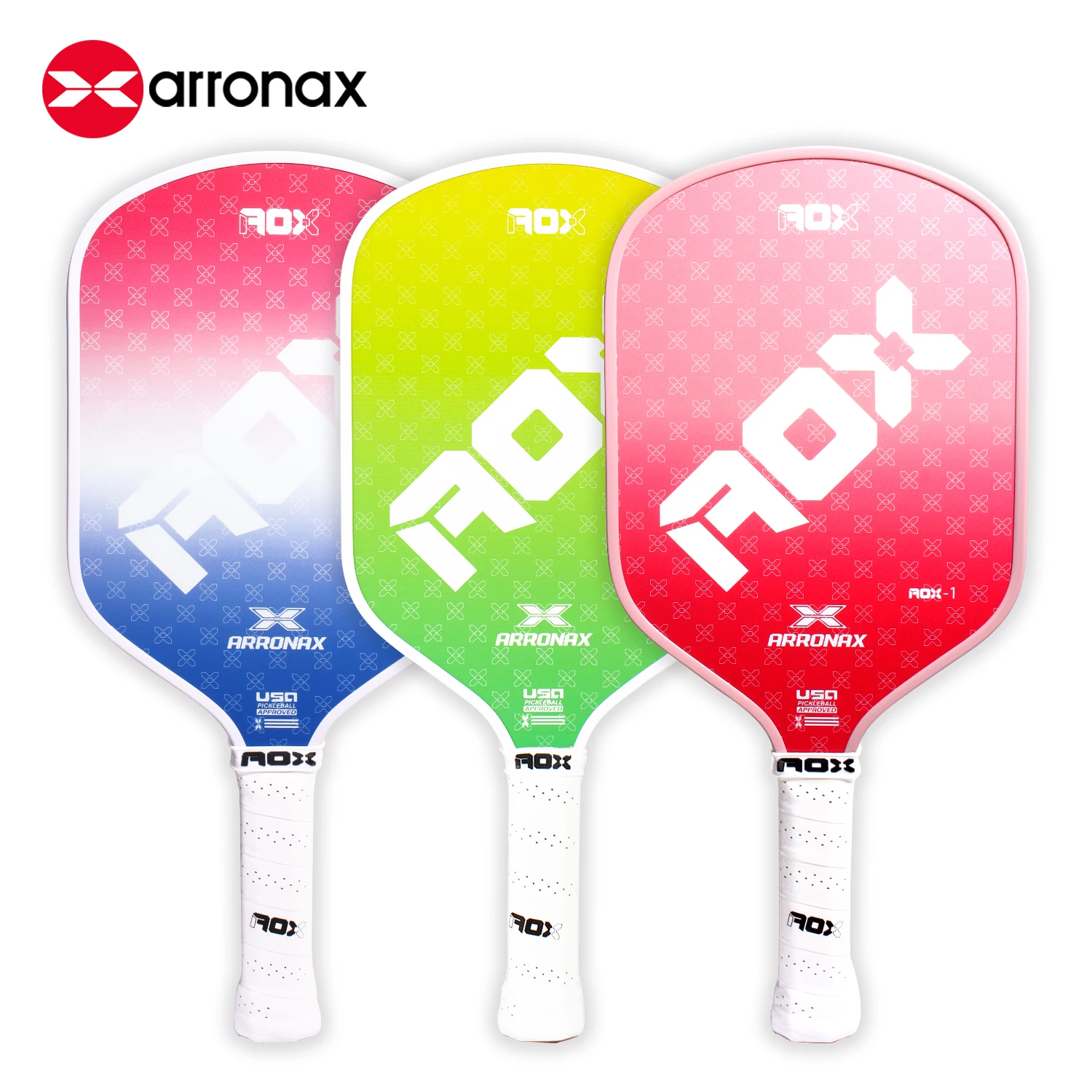 

ARRONAX Pickleball Racket Honeycomb Core Cushion Grip Fiberglass Face 16mm Pickleball Paddle