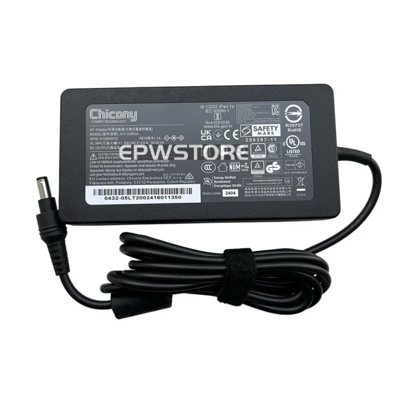 A+Chicony 120W AC Adapter For Intel NUC 13 NUC13VYKi5 NUC13ANHi5 Power Supply
