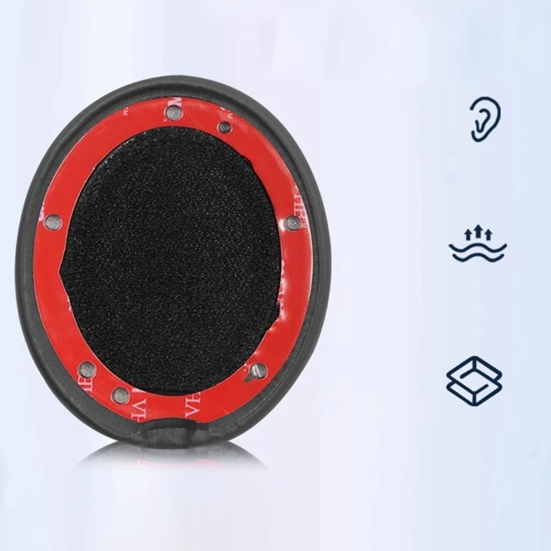 R91A Cuscinetti in morbida pelle proteica I cuscinetti in schiuma coprono l'isolamento acustico per le cuffie sopra l'orecchio