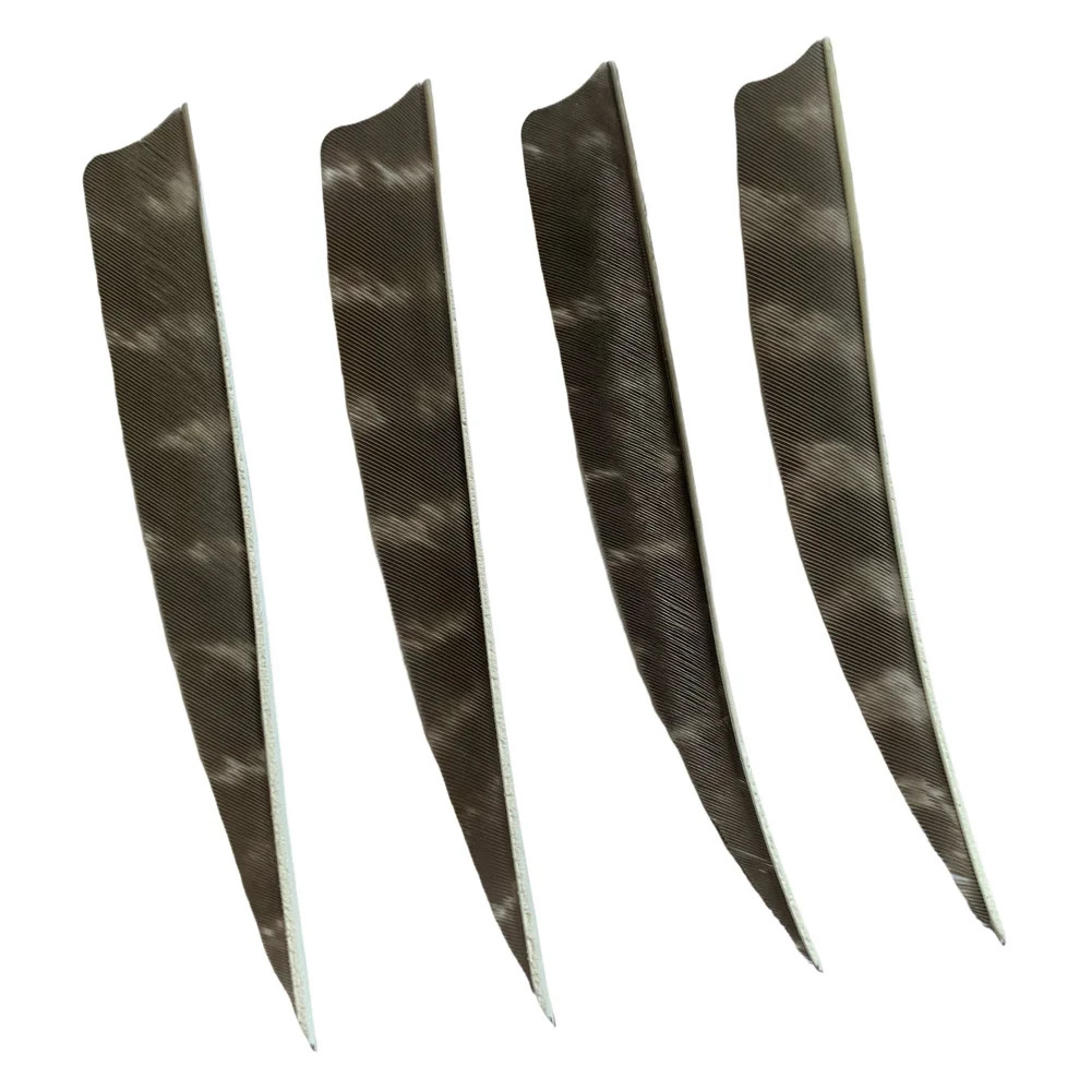 50 Stuks Natuurlijke Veer 4 Inch 5 Inch Adelaarsschild Kalkoenveren Pijl Veer Fletching Pijl Accessoires