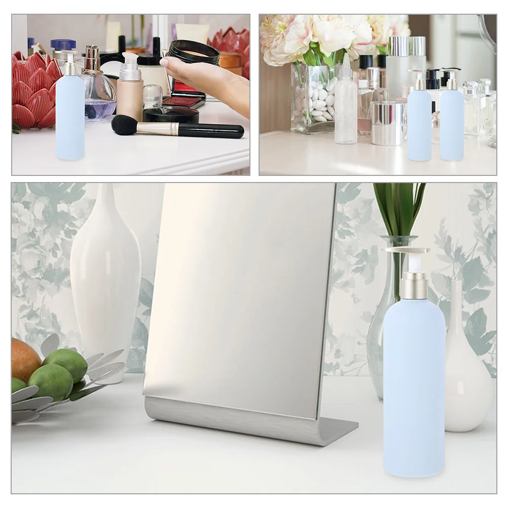 

4Pcs Refillable Pump Shampoo Bottles 400ml Press Pump Lotion Bottles Multipurpose Dispenser for Shower Gel Soap
