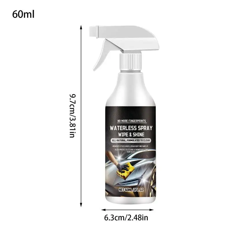 Car Spray Cleaner No Water Automotive Cleaning Spray Vehicle Detailing Spray Car Exterior Care Supplies For Most Vehicles