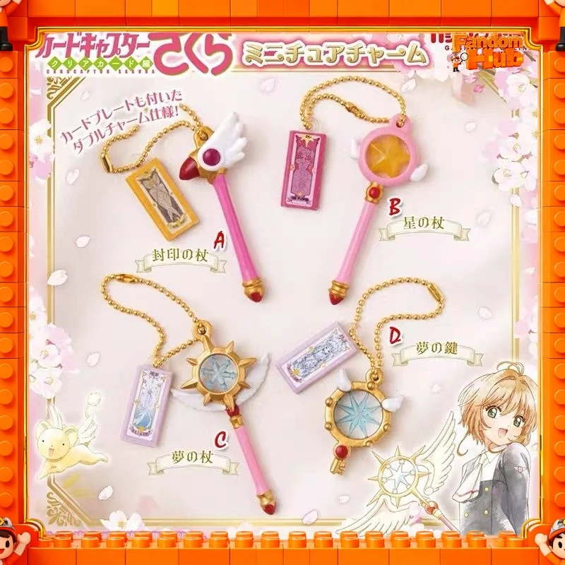 

Genuine In Stock Bandai Gp Miniature Collection Cardcaptor Sakura Sealing Wand Magic Wand Keychain Toy Gift For Fans