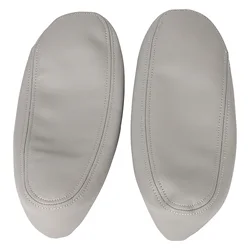 2Pcs Car Center Console Seat Armrest Lid Cover Skin Trim Synthetic Leather Replace For Toyota Sequoia 2001-2007 Auto Accessories