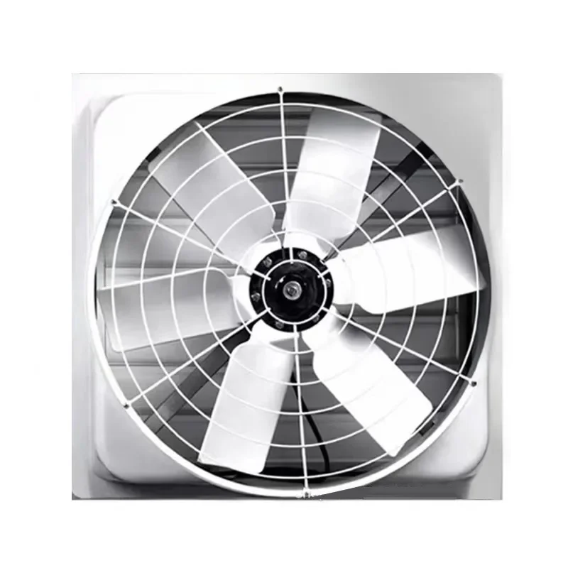 YyhcFRP Negative Pressure Fan Axial Flow Exhaust Fan Large Aquaculture Exhaust Fan Industrial Grade High Power Powerful Exhaust