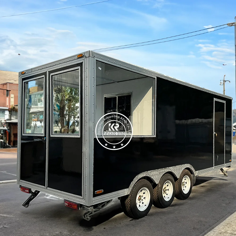 Food Truck Automat do sprzedaży piwa Komercyjny sprzęt kuchenny Street Coffee Kiosk Food Truck Trailer z pełną kuchnią