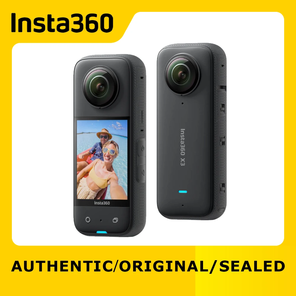 오리지널 Insta360 Ace 방수 액션 카메라, AI 소음 감소 기능, 1/2 인치 센서, 2.4 인치 플립 스크린, 48MP 사진, 4K120fps 