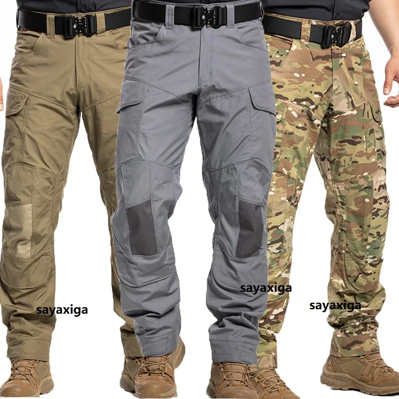 

Tactical Pants Men's Outdoor Work Pants Autumn Tear Resistant Multifunctional Protective Camouflage Pants Combat Training Pants