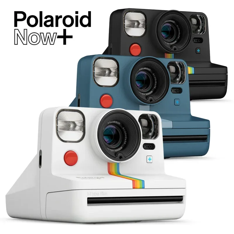 The Hot Spot Polaroid Photograph The Polaroid Now Plus of Rider\'s Rainbow Camera for Once Imaging in Black and White