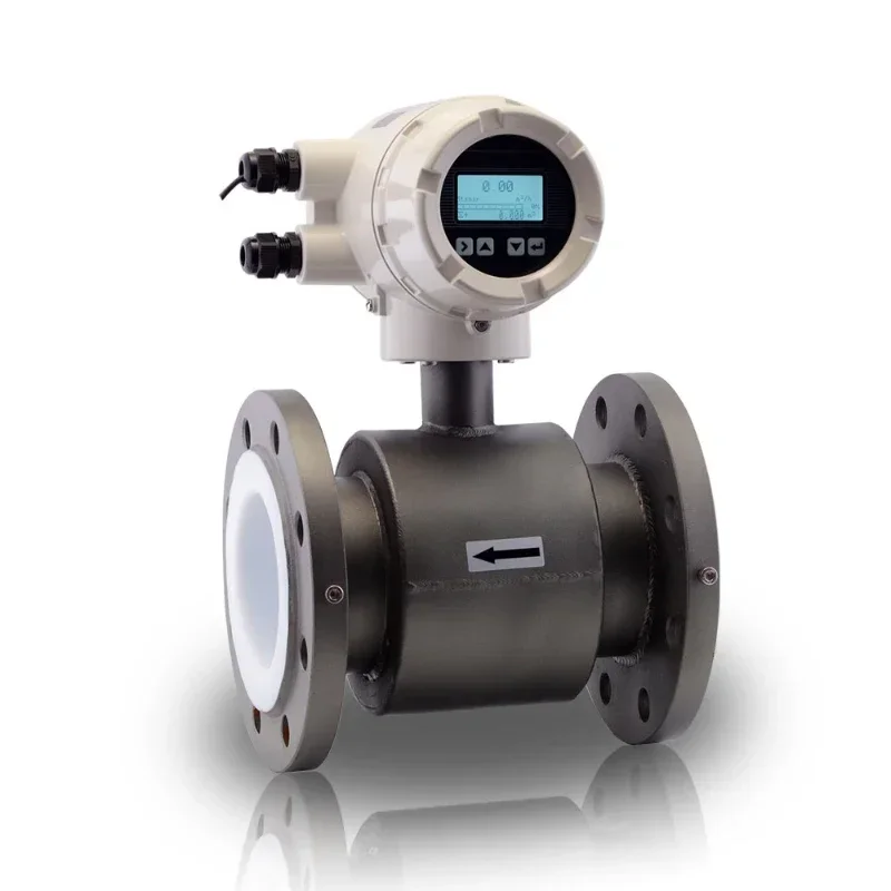 

for 4-20mA Output Electromagnetic Smart Digital Chemical Water Flow Meter With Flange Electronic