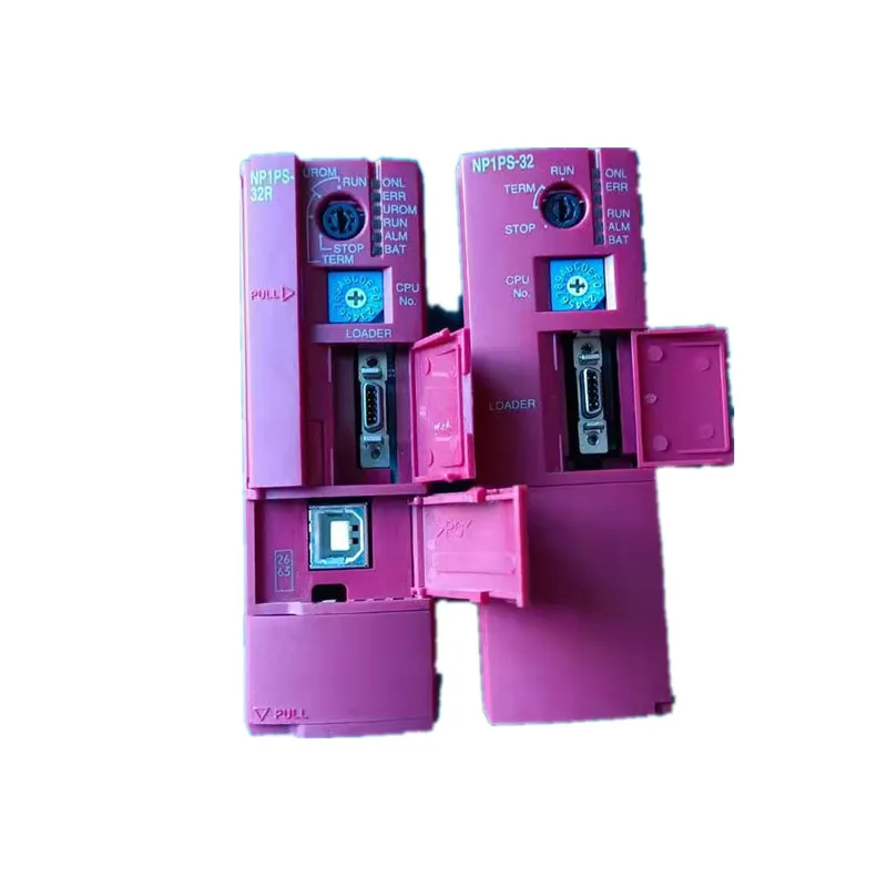 For PLC Controller NP1PS-32 NP1PS-32R 32 I/O 220V RS485 Communication 90% New Warranty for One Year