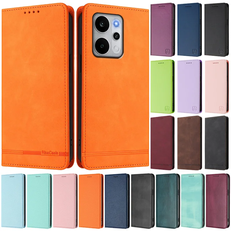 Realme P4 Power 5G用レザーマグネットカバー、Realme P4 Power、RealmeP4 Pro、P4X 5G用ケース、フリップスタンド付きスマホケース、Funda