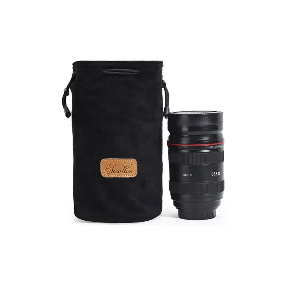 

Soft Camera Storage Bag Dustproof Portable Lens Protective Case Handbag Polar Fleece Lining Photography Protective Bag Gadget