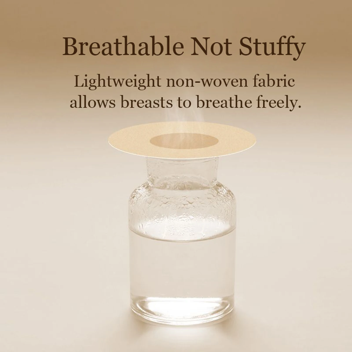 60 قطعة غطاء الحلمة غير المنسوجة سلس لا أثر منع النتوءات لزجة غير مرئية الثدي الرياضة تنفس مقاوم للماء #3